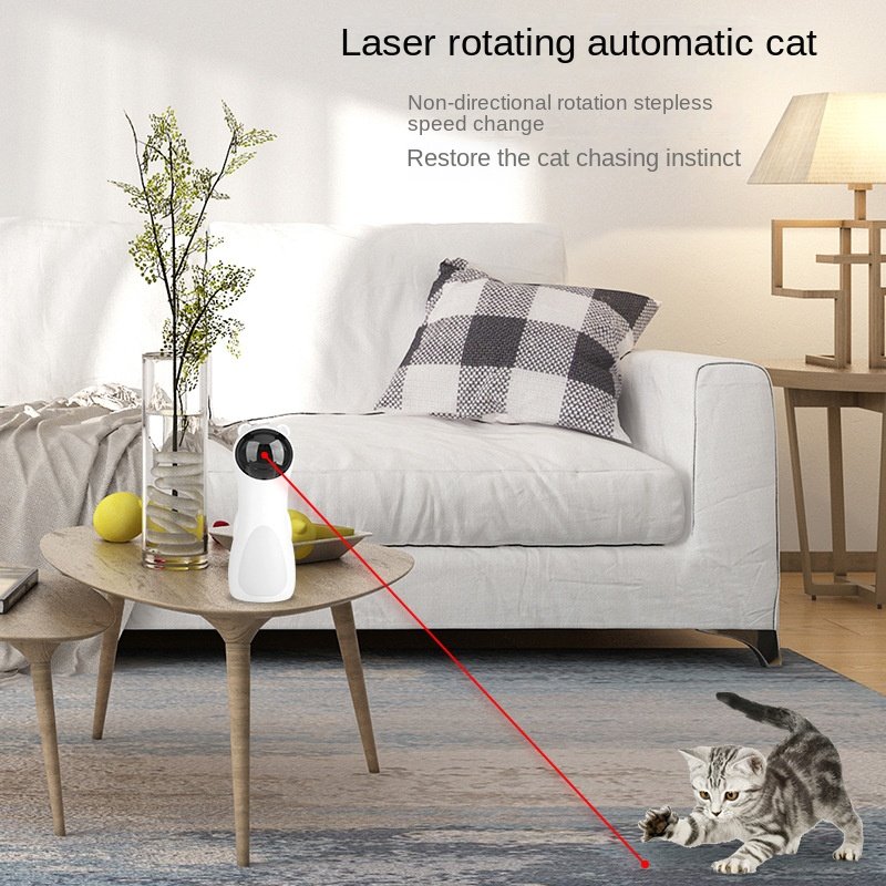 Cat Laser Toy, Automatic Timing, Dual Power Supply. - Image 2