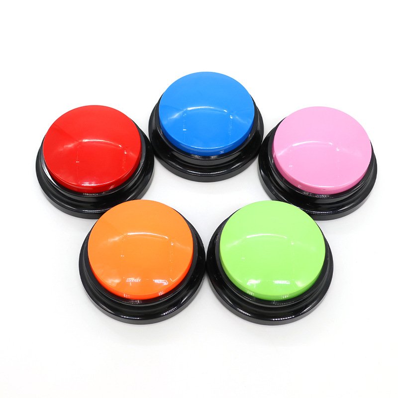 Dog Talking Button Pet Communication Key Sound Maker Cat Bell Toy Supplies Voice Recording Training Device - Image 4