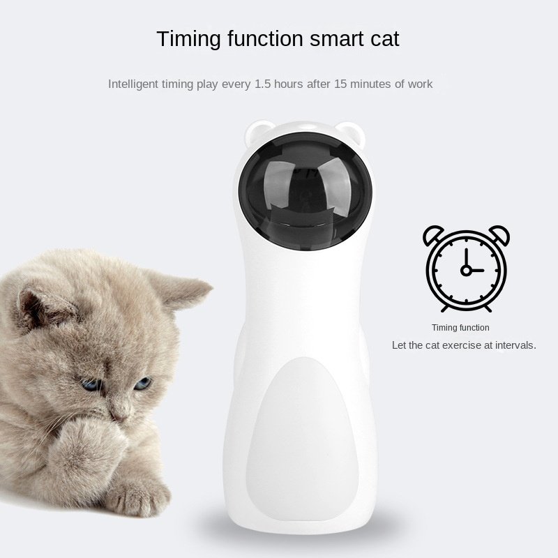 Cat Laser Toy, Automatic Timing, Dual Power Supply.