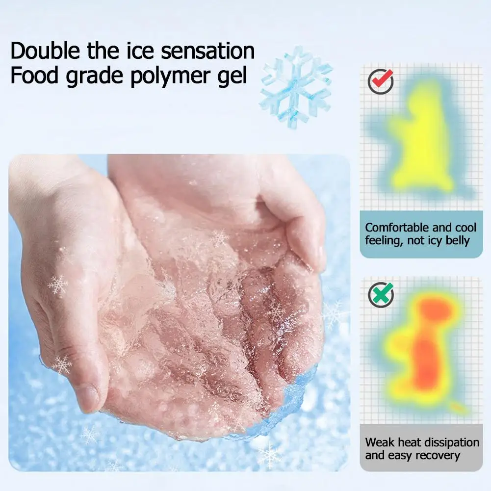 Summer Pet Cooling Mad Ice Crystal Gel Cool Down Cat To Dog Pet Grasp Bed Resistance Collapsible Rectangle Pad Accessories - Image 4