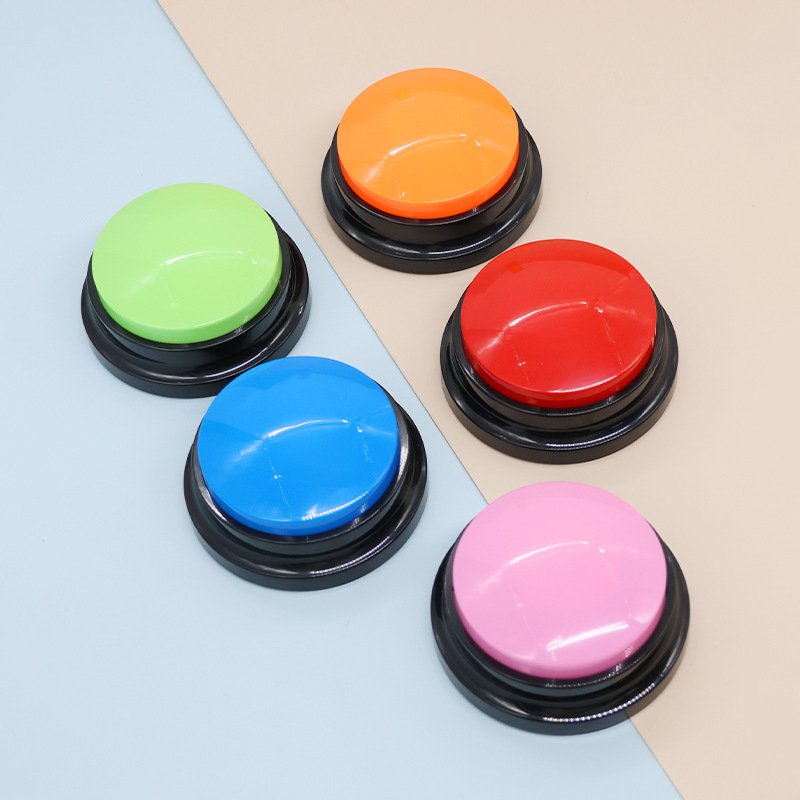 Dog Talking Button Pet Communication Key Sound Maker Cat Bell Toy Supplies Voice Recording Training Device - Image 2